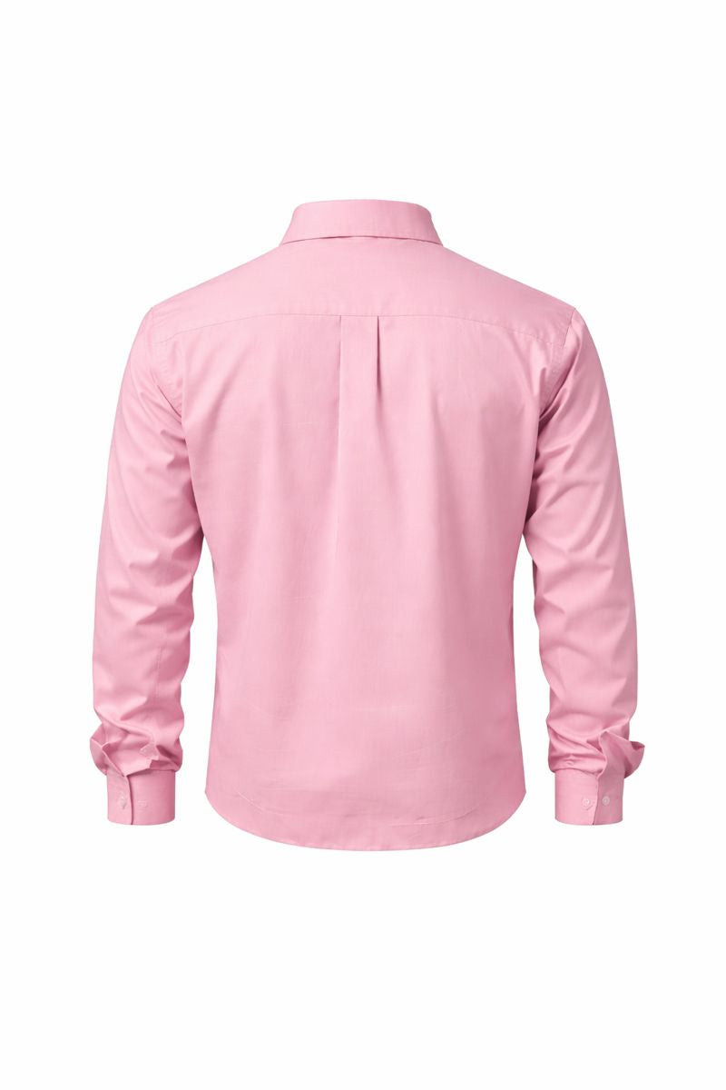 Pink Cotton Collar Shirt