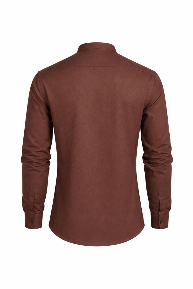 Enyon Brown Linen Shirt