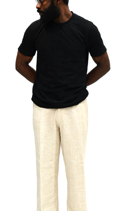 Linen Beige Pants