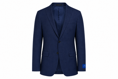 Tailored Stripped Navy Blue Suit