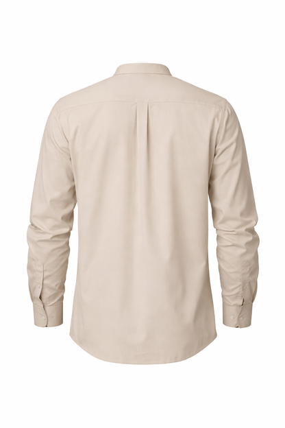 Enyon Beige Linen Shirt