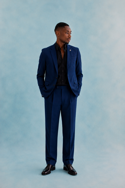 Tailored Fit Dark Blue Suit