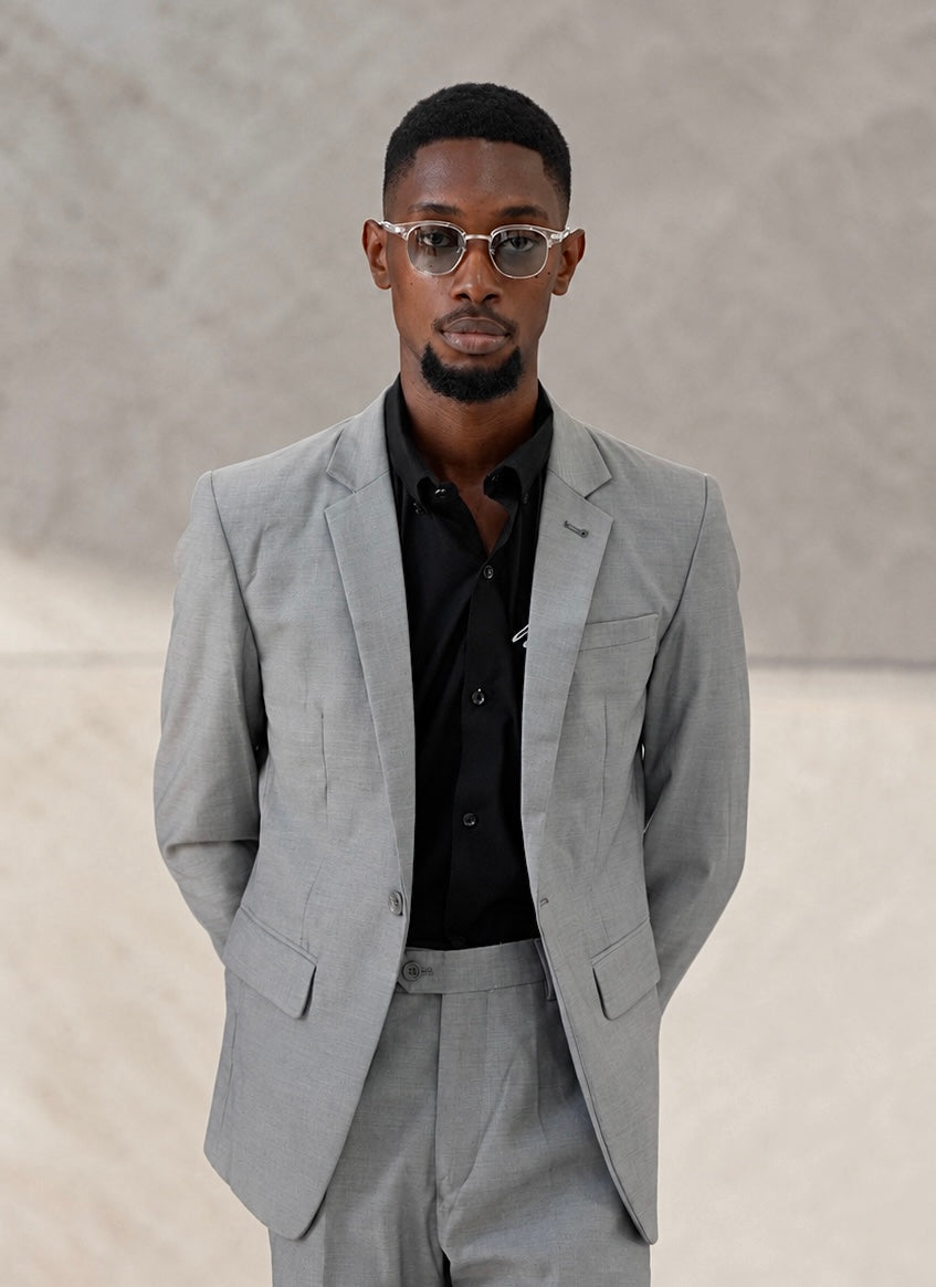 Tailored Light Grey Suit
