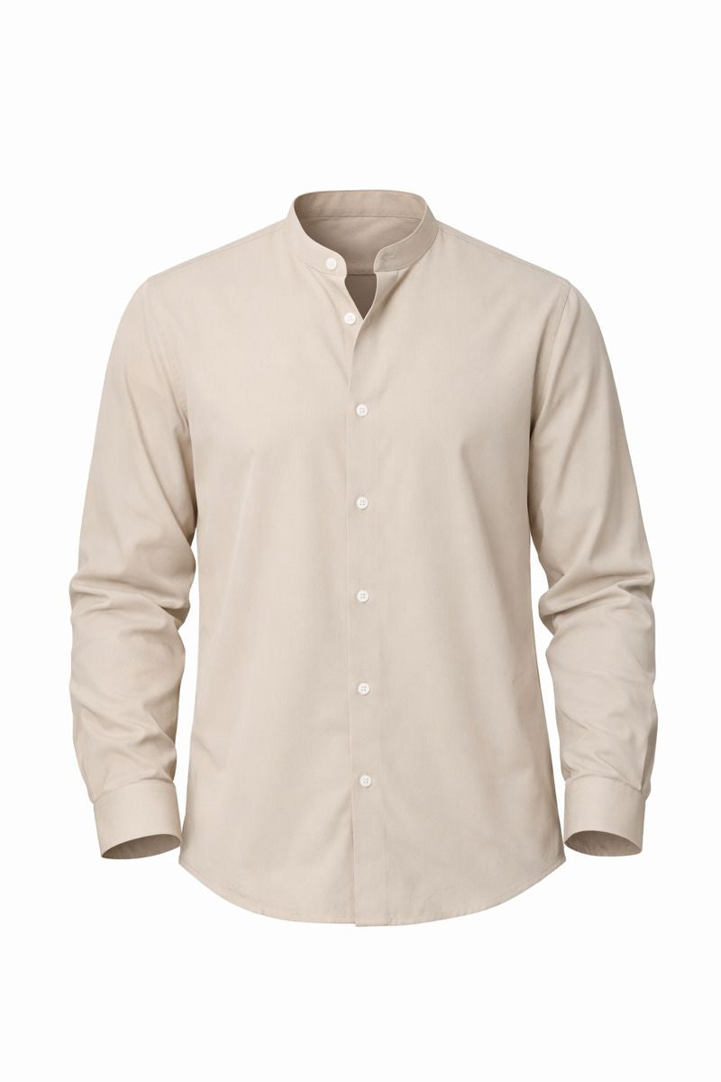 Enyon Beige Linen Shirt