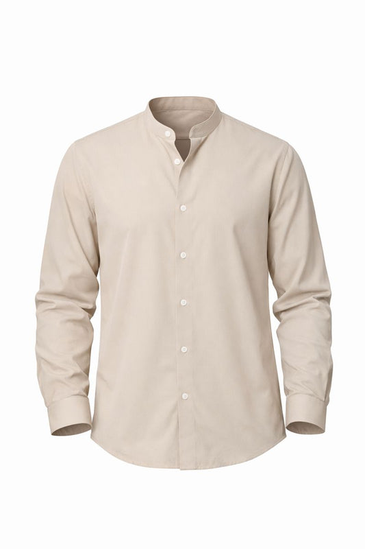 Enyon Beige Linen Shirt
