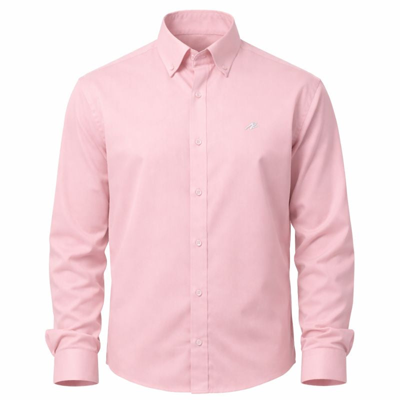 Pink Cotton Collar Shirt