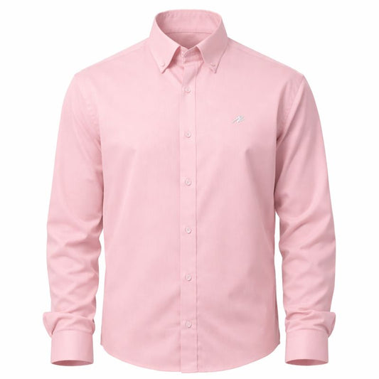 Pink Cotton Collar Shirt