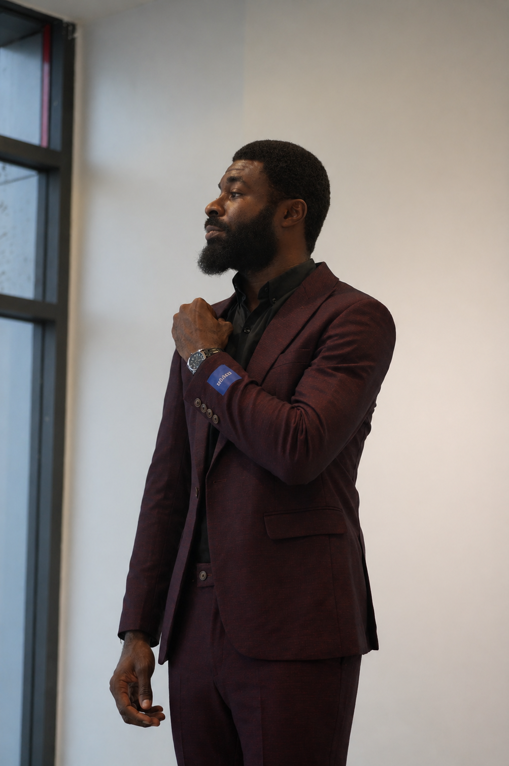 Tailored Deep Burgundy Suit