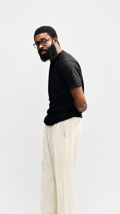 Linen Beige Pants