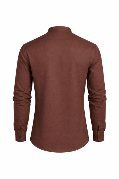 Enyon Brown Linen Shirt